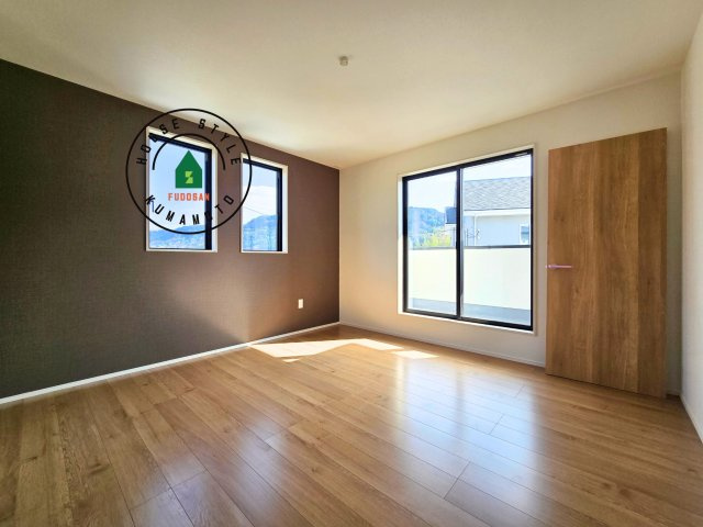 菊池郡大津町大字町第10‐2棟(1号棟)の内観：施工例|主寝室には収納力に優れたクローゼットがありますので、お部屋もすっきり片付きます。