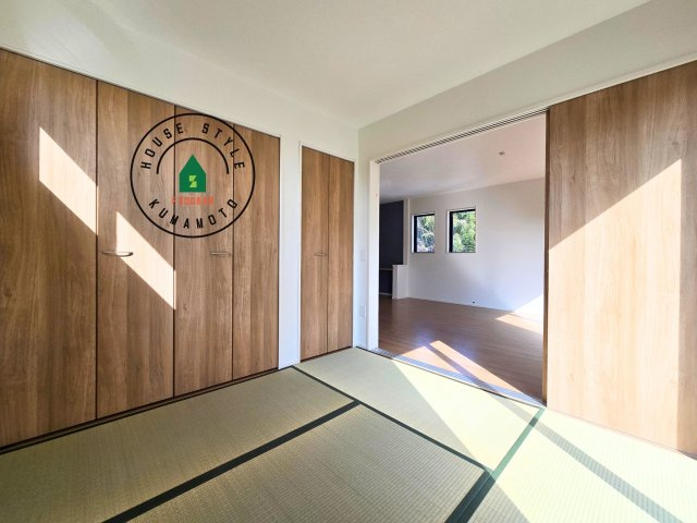 菊池郡大津町大字町第10‐2棟(1号棟)の内観：施工例|柔らかい畳が心地よい和室