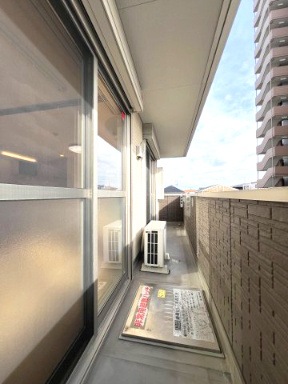 メゾン・シュシュのバルコニー|お洗濯にも便利なバルコニー付き