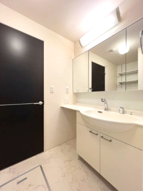 メゾン・シュシュの洗面所|脱衣スペースもあります