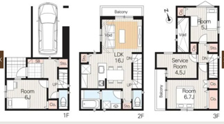  | 【名古屋市南区桜台2丁目7-19新築戸建2号棟】✨️仲介手数料無料✨️桜小学校・桜田中学校