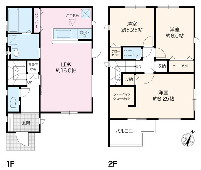 【間取り】 | 高知市介良/２号棟