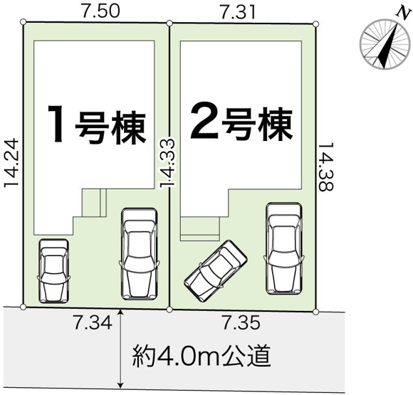 【区画図】 | 高知市介良/２号棟