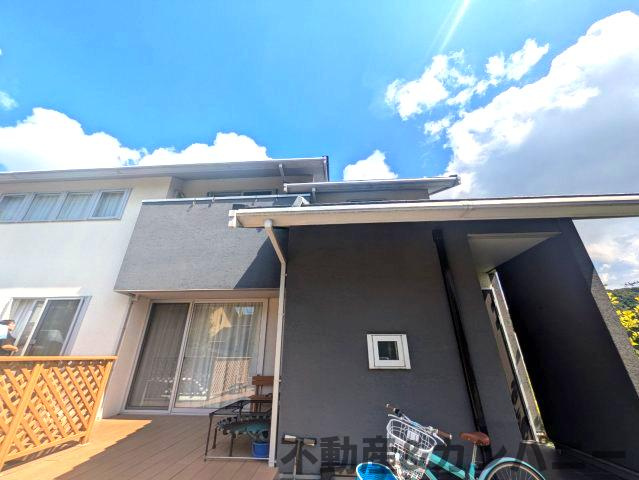 南白水の広々メーターモジュール築15年のおうち！！のバルコニー|樹脂のウッドデッキです！