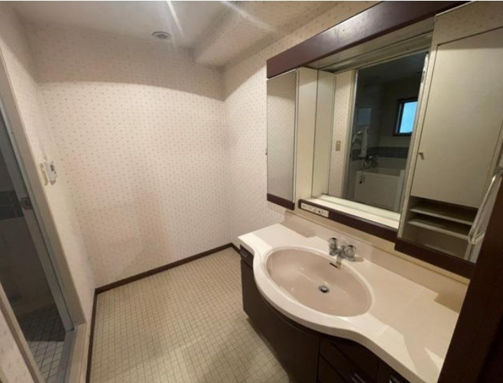 ローレル東生駒の洗面所