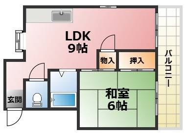 ハイツ南甲子園の間取り
