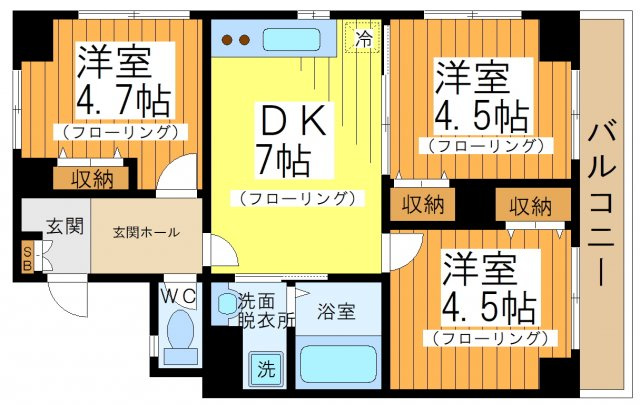 パレス藤の間取り