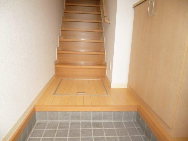エクリールＣの玄関