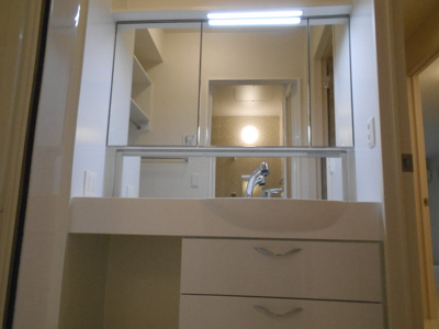 【洗面所】 | シャインアイリス　Ⅲ | 広い洗面スペース