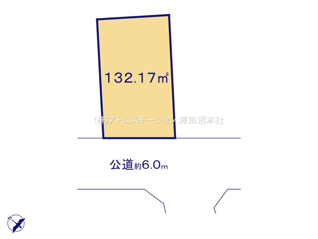 【土地図】 | アトムセレクト津田沼袖ケ浦 3号棟