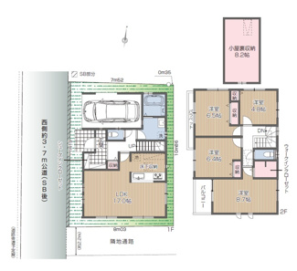 【間取り】 | 豊島区高松2丁目　新築戸建　6980万円