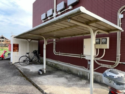 【その他】 | レオパレス打田 | 屋根付き駐輪場