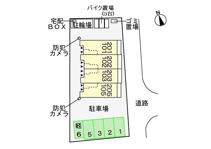 ヒルズ山王林の区画図