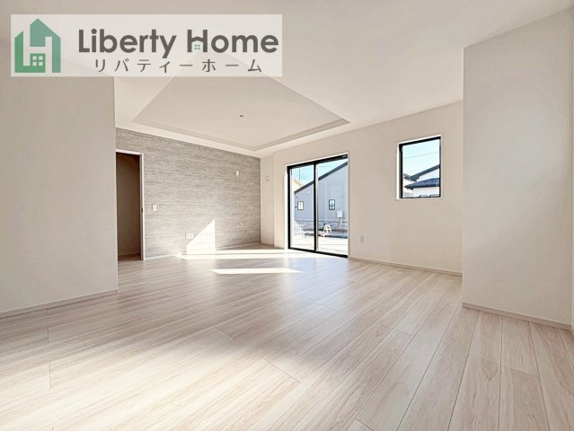 水戸市東台1期　新築戸建　2号棟の居間・リビング