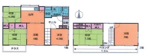 蓮田市大字貝塚　中古一戸建て