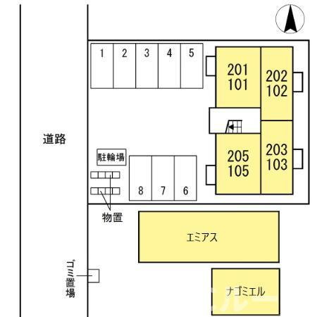 ル・シャンドールの区画図