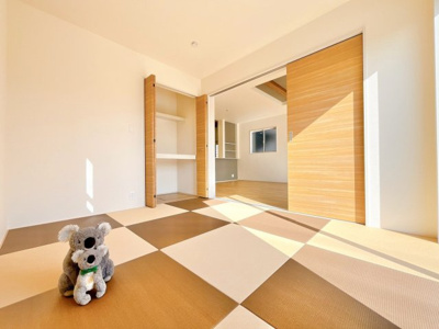 【和室】 | 前橋市江田町　新築住宅 | 来客時の客間やお子様のお昼寝など多用途にお使いいただける和室です。