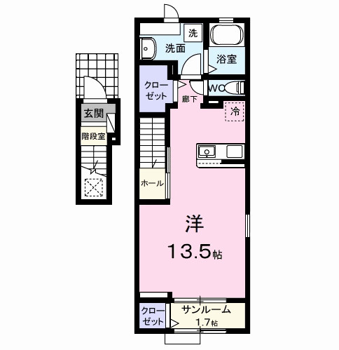 ヒルズ山王林の間取り