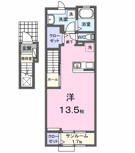 ヒルズ山王林の間取り