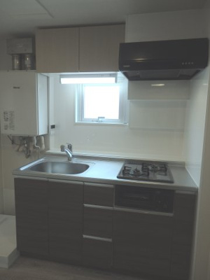 【キッチン】 | ハイツ池ノ上 | 共用部・エレベーター内に防犯カメラ