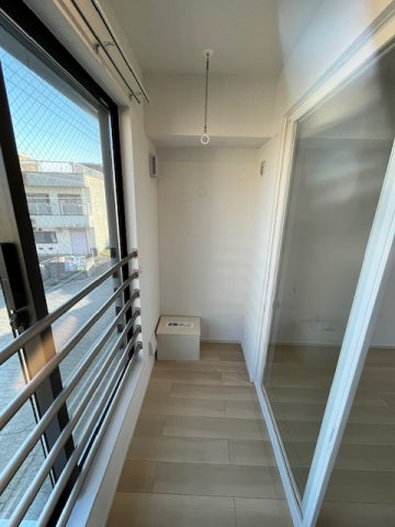 ヒルズ山王林のバルコニー