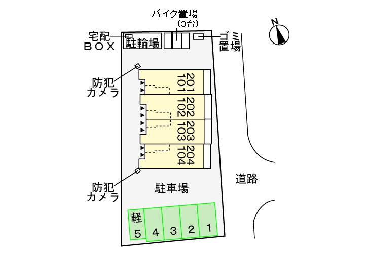 ヒルズ山王林の区画図