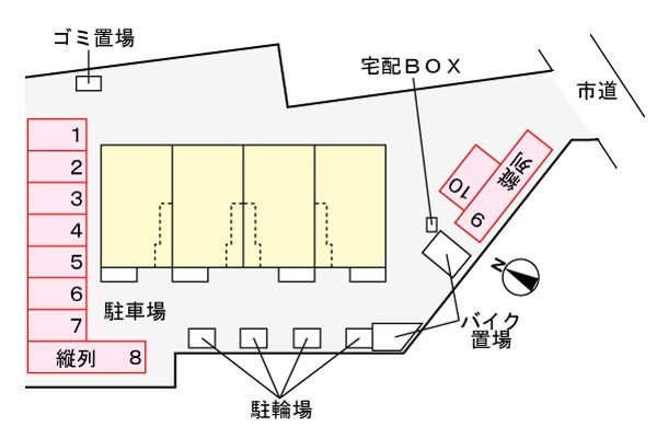 パークヒルズ利根六番館の地図