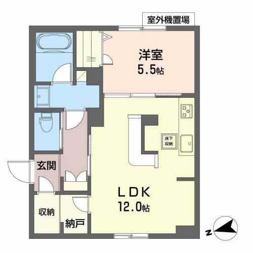 モンレーヴ本町の間取り|使い勝手の良い間取りです♪
