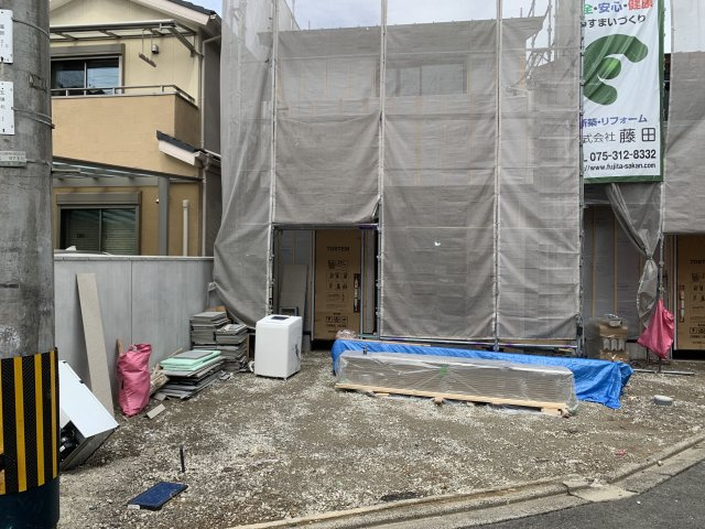 京都市北区大宮一ノ井町　新築一戸建の外観