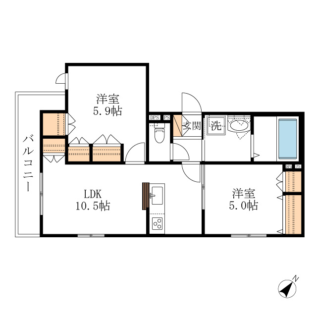 （仮称）川口市弥平メゾンの間取り|★間取り★