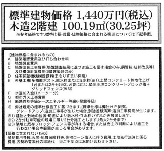 【その他】 | 座間市座間1丁目 条件付 宅地 6 | 標準建物価格