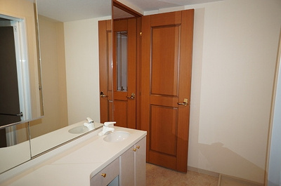 【洗面所】 | ライオンズシティ四日市 | 洗面所（前回募集時）