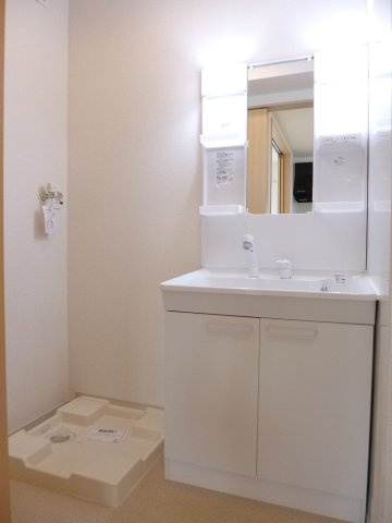 ソレイユの洗面所