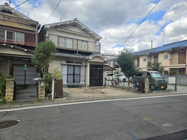 京都市右京区太秦西野町の売地の外観|間口約７ｍ