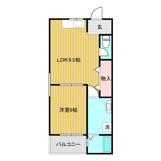 たくみマンションの間取り