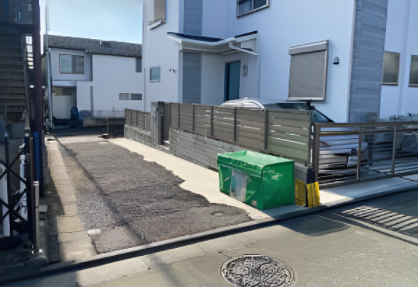 杉並区下井草4丁目　フリープラン対応　低層エリアの限定1区画の前面道路含む現地写真