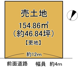 【土地図】 | 高島市今津町梅原1162-27　売土地