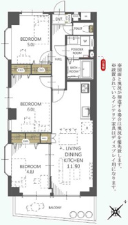 【間取り】 | 日建シェトワ浦和
