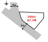 前橋市天川大島町売地の画像