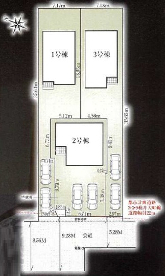 【区画図】 | グラファーレ市川市柏井町３丁目１１期