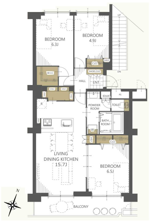 入間ビレッジ8号棟