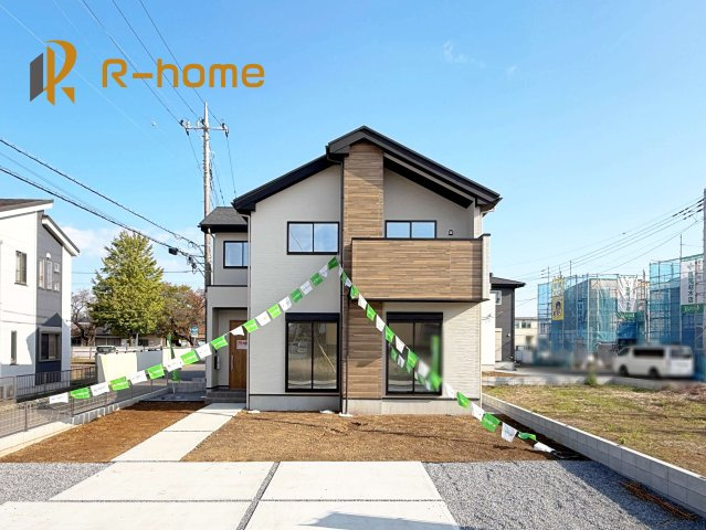 牛久市牛久町7期　新築戸建て　5号棟の外観|建物完成いたしました！ご予約で『平日』や『夕方』などでもご見学可能です！