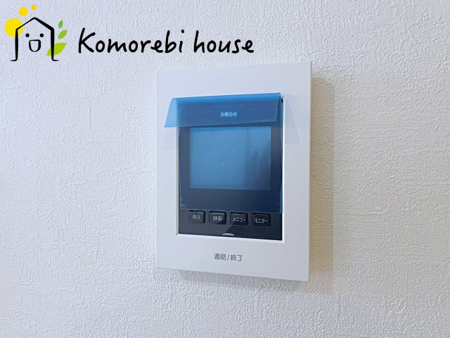 さいたま市大宮区堀の内町　1期　新築一戸建て　スタイル　02のセキュリティ|録画機能もついたモニター付インターホン。
来客者の顔が見えて安心です！