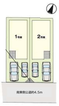 さいたま市大宮区堀の内町　1期　新築一戸建て　スタイル　02の区画図|2号棟