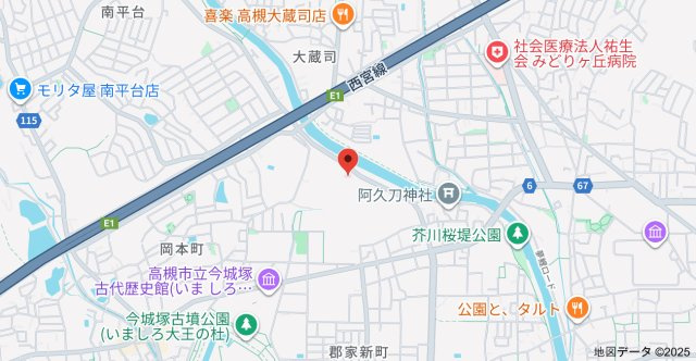 郡家本町戸建ての地図