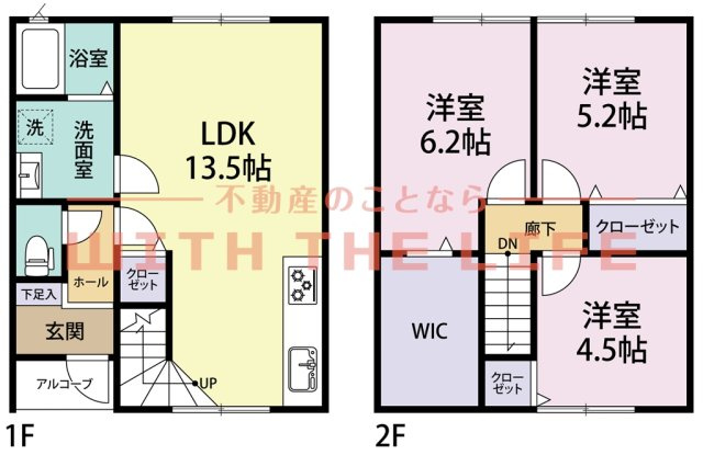 ヴェルジュ荒木C【キャッシュバック対象物件】の間取り