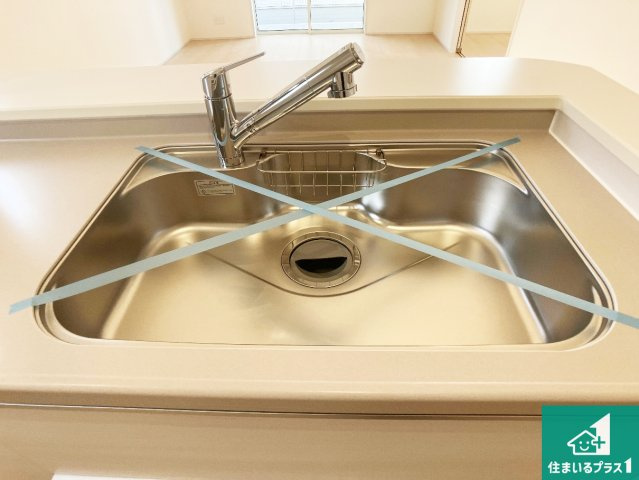 姫路市奥山　第4期　新築一戸建ての設備|広々としたシンクで食器洗いも楽々！