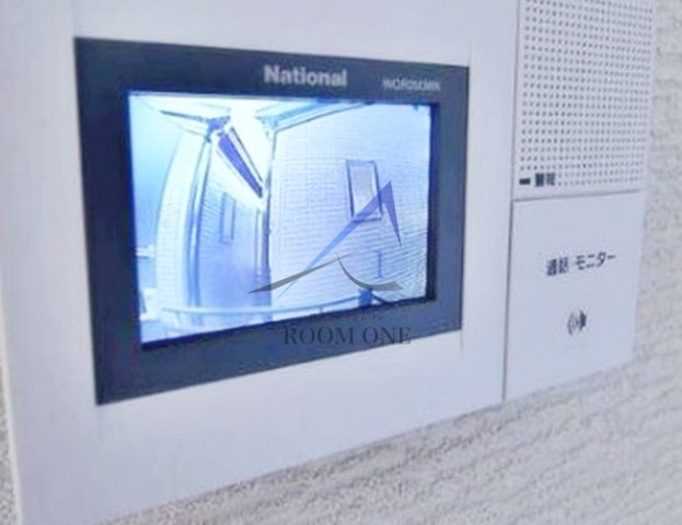 ジュネス香和Ｃ棟のセキュリティ|モニター付きインターホンです。