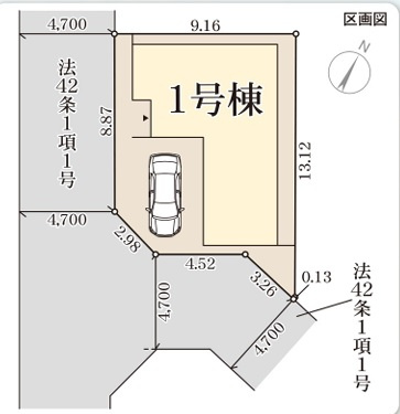 【区画図】 | リーブルガーデン貝塚澤８期 | 区画図
