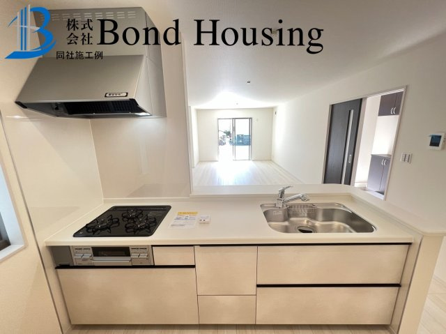 「長期優良認定物件」「LDK18.7帖」魚住町西岡21期　1棟のキッチン